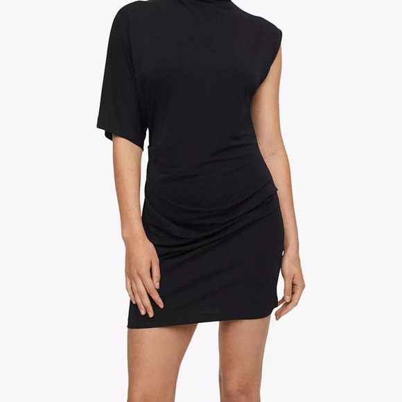 Mango Dresses & Skirts - Mango - Asymetrical sleeve Mini Dress - size 0